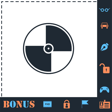 Disc. Perfect icon with bonus simple iconsのイラスト素材