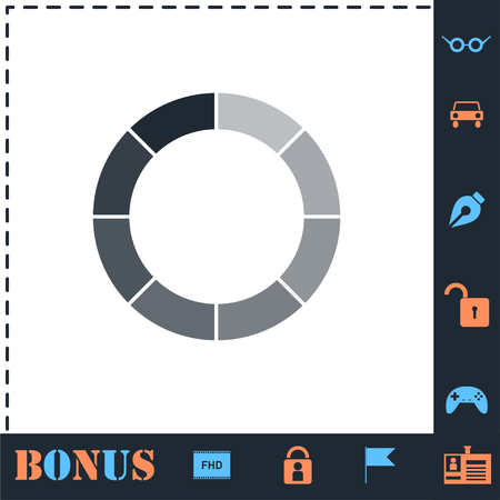 Load bar. Perfect icon with bonus simple iconsのイラスト素材