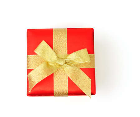 An image of gift box on whiteの写真素材