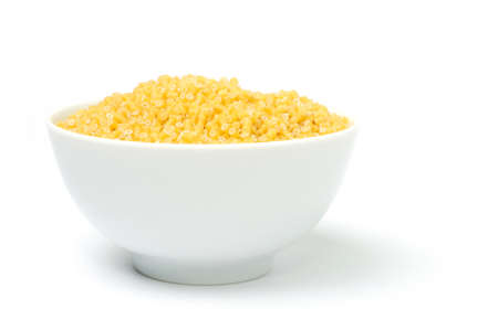 An image of a bowl with raw pastaの写真素材