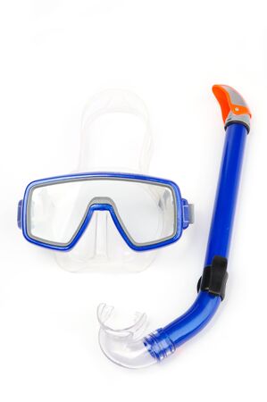 An image of mask and snorkel for divingの写真素材