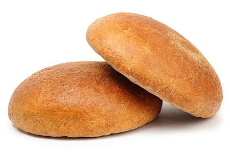An image of bread on a white backgroundの写真素材
