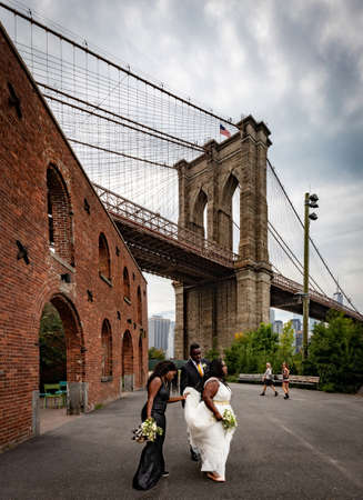 Wedding in Dumbo, Brooklynのeditorial素材