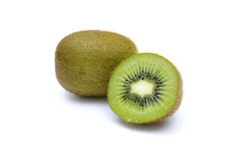 Kiwi isolated on white backgroundの写真素材
