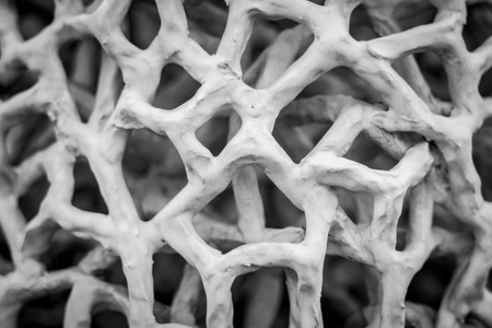 Black and White Cement Geometric Natural Form pattern Backgroudの写真素材
