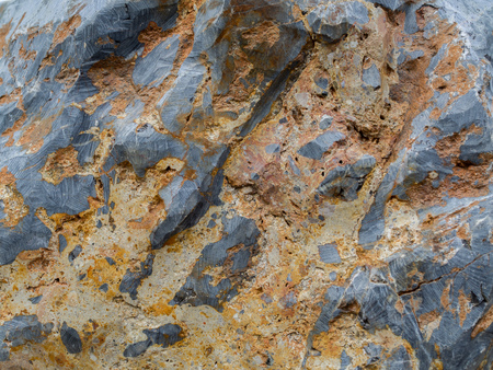 Stone Wall Texture, Natural Real Surface Rock Background, Abstract Art Textureの写真素材