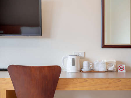 Hotel room service setの写真素材