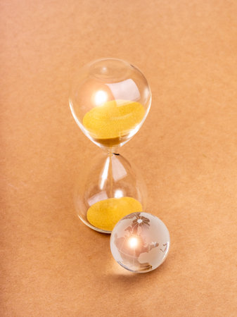 Environmental sustainability, time and responsibility, conserve resources, save planet concept....