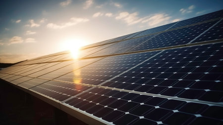 Renewable Energy and Economy Development (AI Generated)の素材