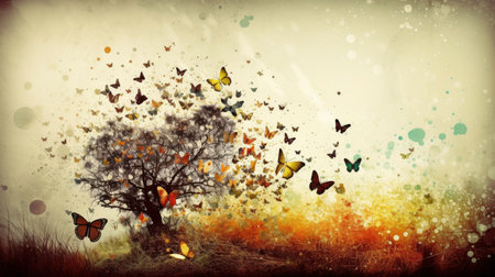 Abstract Design Wallpaper AI generatedの素材