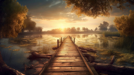 Color Graphic Wallpaper AI generatedの素材