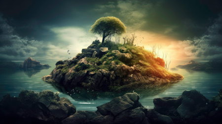 Design Art Wallpaper AI generatedの素材