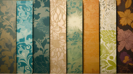 Color Art of Wallpaper AI generatedの素材