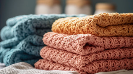 Warm and Soft Blanket AI generatedの素材