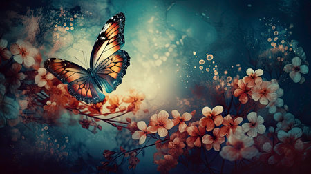 Background Pattern Wallpaper AI generatedの素材