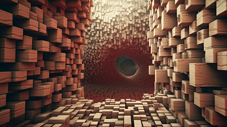 Creative Style Concept with AI Generated Textureの素材
