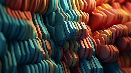 Creative Style Concept with AI Generated Textureの素材
