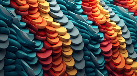 Creative Style Concept with AI Generated Textureの素材