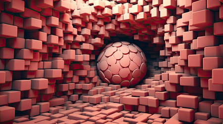 Creative Style Concept with AI Generated Textureの素材