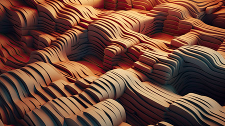 Creative Style Concept with AI Generated Textureの素材