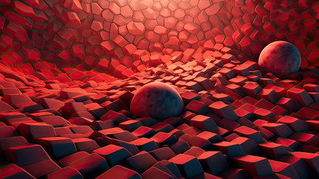 Creative Style Concept with AI Generated Textureの素材