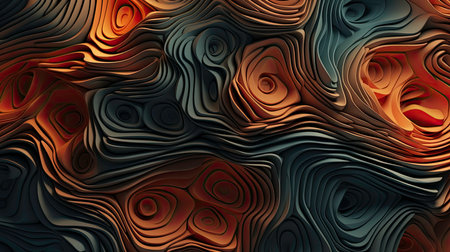 Creative Style Concept with AI Generated Textureの素材