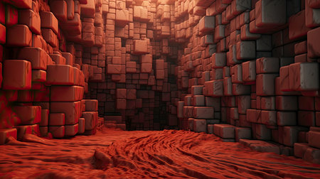 Creative Style Concept with AI Generated Textureの素材