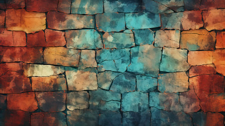 Creative Style Concept with AI Generated Textureの素材