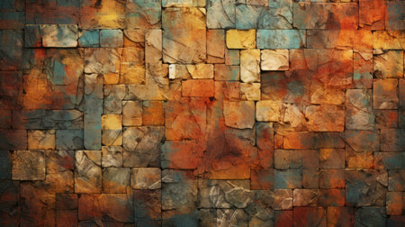 Creative Style Concept with AI Generated Textureの素材