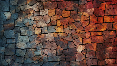 Creative Style Concept with AI Generated Textureの素材