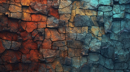 Creative Style Concept with AI Generated Textureの素材