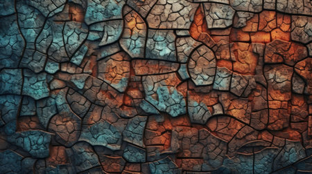 Creative Style Concept with AI Generated Textureの素材
