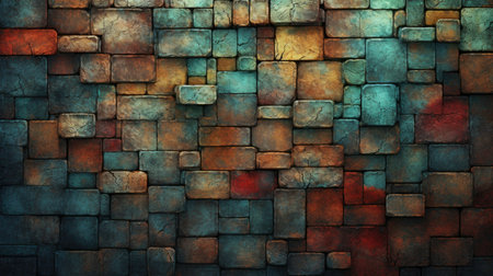 Creative Style Concept with AI Generated Textureの素材