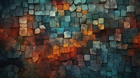 Creative Style Concept with AI Generated Textureの素材