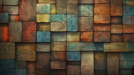 Creative Style Concept with AI Generated Textureの素材