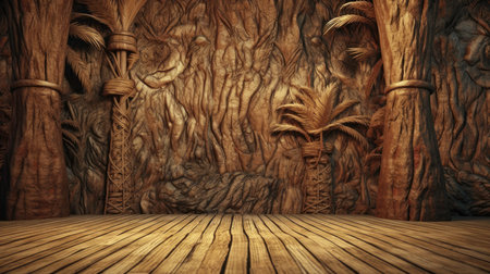 Creative Style Concept with AI Generated Textureの素材