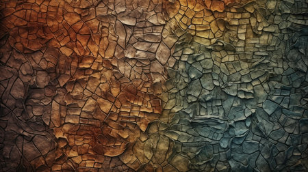 Creative Style Concept with AI Generated Textureの素材