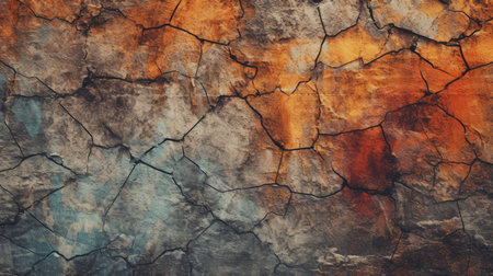 Creative Style Concept with AI Generated Textureの素材