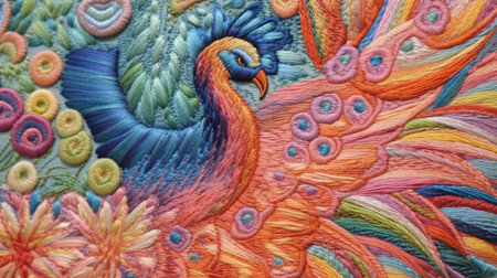 Creative Style Concept with AI Generated Textureの素材
