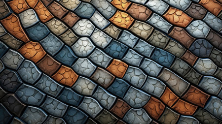 Creative Style Concept with AI Generated Textureの素材