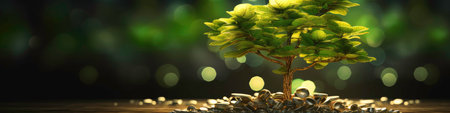 Clean Ecology and Nature Protection generated by AIの素材