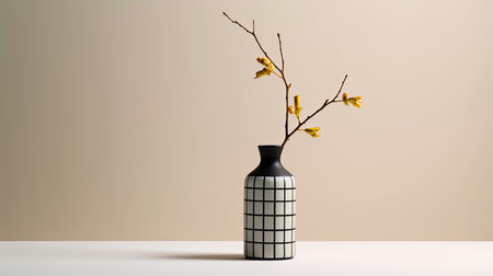 Flower Vase as a Stylish Home Decor generated by AIの素材
