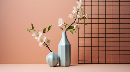 Flower Vase as a Stylish Home Decor generated by AIの素材