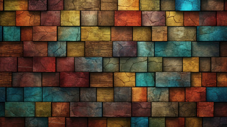 A Vintage Style Texture Background with Grunge Effect generated by AIの素材