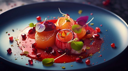 How to Present a Beautiful and Elegant Restaurant Dish Generated by AIの素材