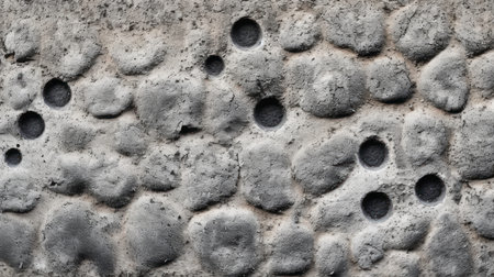Abstract Pattern of Gray Cement Wall: A Natural Surface for Art Projects generated by AIの素材