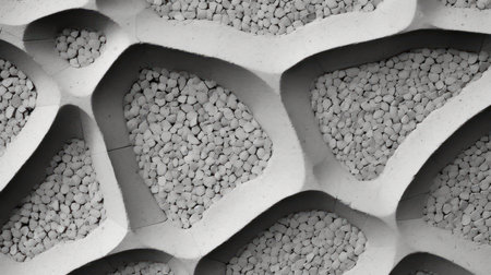 Abstract Pattern of Gray Cement Wall: A Natural Surface for Art Projects generated by AIの素材