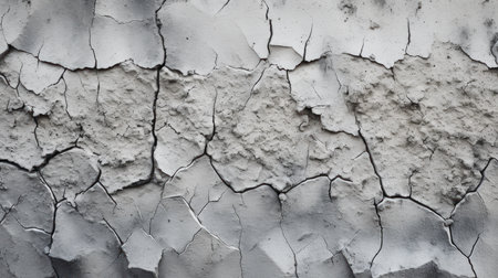 Abstract Pattern of Gray Cement Wall: A Natural Surface for Art Projects generated by AIの素材