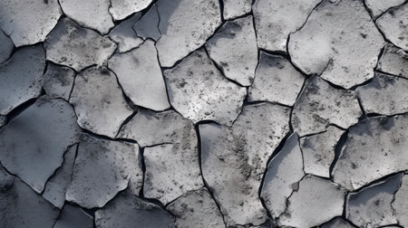 Abstract Pattern of Gray Cement Wall: A Natural Surface for Art Projects generated by AIの素材