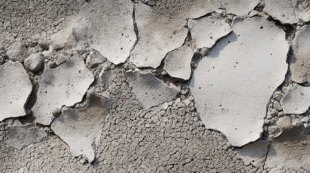 Abstract Pattern of Gray Cement Wall: A Natural Surface for Art Projects generated by AIの素材